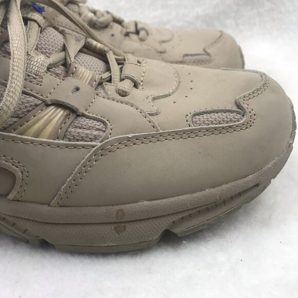 Vionic Womens Walker Taupe Mid-Top Lace-Up Sneaker Walking Shoes Size 9.5 (Wide) - Picture 7 of 10